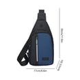 thumbnail image 3 of Bolso bandolera impermeable para el hombro y el pecho | Mochila de viaje ajustable con múltiples bolsillos | Mochila ligera para senderismo para hombres y mujeres, 3 of 6