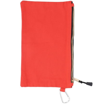 

Zipper Tool Bag Canvas Multipurpose Pouch For Working Orange