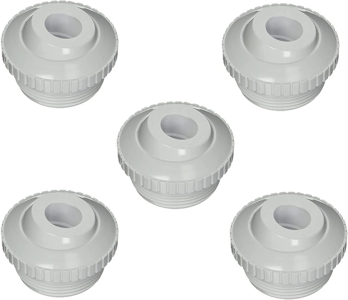 5 Pack PoolSupplyTown Pool Spa 3/4 Opening Hydrostream Return Jet Fitting with 1-1/2 Inch MIP Thread Replace Hayward SP1419D 