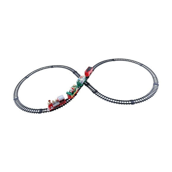 Juego de Tren electrico de juguete Hugo Navidad luces y sonidos Tren electrico