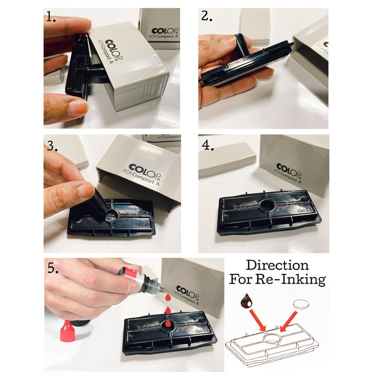 Amazon.com : Printtoo Self Inking Rubber Stamp Office