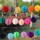 thumbnail image 4 of 1 linterna de flores de papel con forma de panal de abeja de 2, 4 y 6 pulgadas, para fiestas de bodas, cumpleaños infantiles, decoración de Navidad, suministros para espectáculos de bebés, 4 of 5