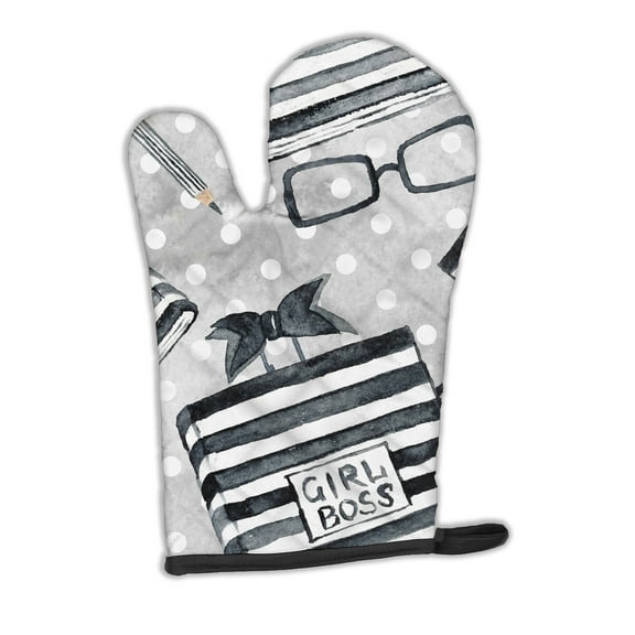 Caroline's Treasures Watercolor Girl Boss Journal Oven Mitt