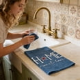 thumbnail image 4 of Paños de cocina y toallas de mano | Paños de cocina absorbentes para secar y limpiar | Paño de cocina multifuncional para cocinar, hornear y uso doméstico, 4 of 6