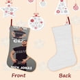 thumbnail image 3 of Nick Jonas Tema: Calcetines de Navidad, fino lino blanco para colgar en escaleras y chimenea, decoración navideña para el hogar, regalo de Navidad. 45cm × 32cm, 3 of 5
