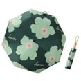 thumbnail image 2 of Folding Umbrella,Flower Pattern Folding Umbrella UV Proof Umbrella Sun Umbrella Enhanced Features, 2 of 12