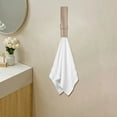 thumbnail image 3 of Large Wooden Clothespin Towel Clip | Wall Mounted Bathroom Towel Holder | Rustic Farmhouse Decor | Hand Stained Wood & Stainless Steel Spring | 5.91 Inch Towel Hook, 3 of 5