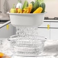 thumbnail image 5 of Kitchen Organizer Basket Food Safe Plastic Drainer Space Saving Storage Container For Vegetables Utensils Sturdy Easy Clean Multi Purpose Use, 5 of 5