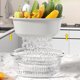 thumbnail image 5 of Kitchen Organizer Basket Food Safe Plastic Drainer Space Saving Storage Container For Vegetables Utensils Sturdy Easy Clean Multi Purpose Use, 5 of 5