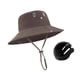 thumbnail image 4 of Sombrero para el sol Gorra de playa Verano Moda Resistente a los impactos Sombrero de pesca Sombrero con visera para desplazamientos Viajes Vacaciones Marrón, 4 of 9