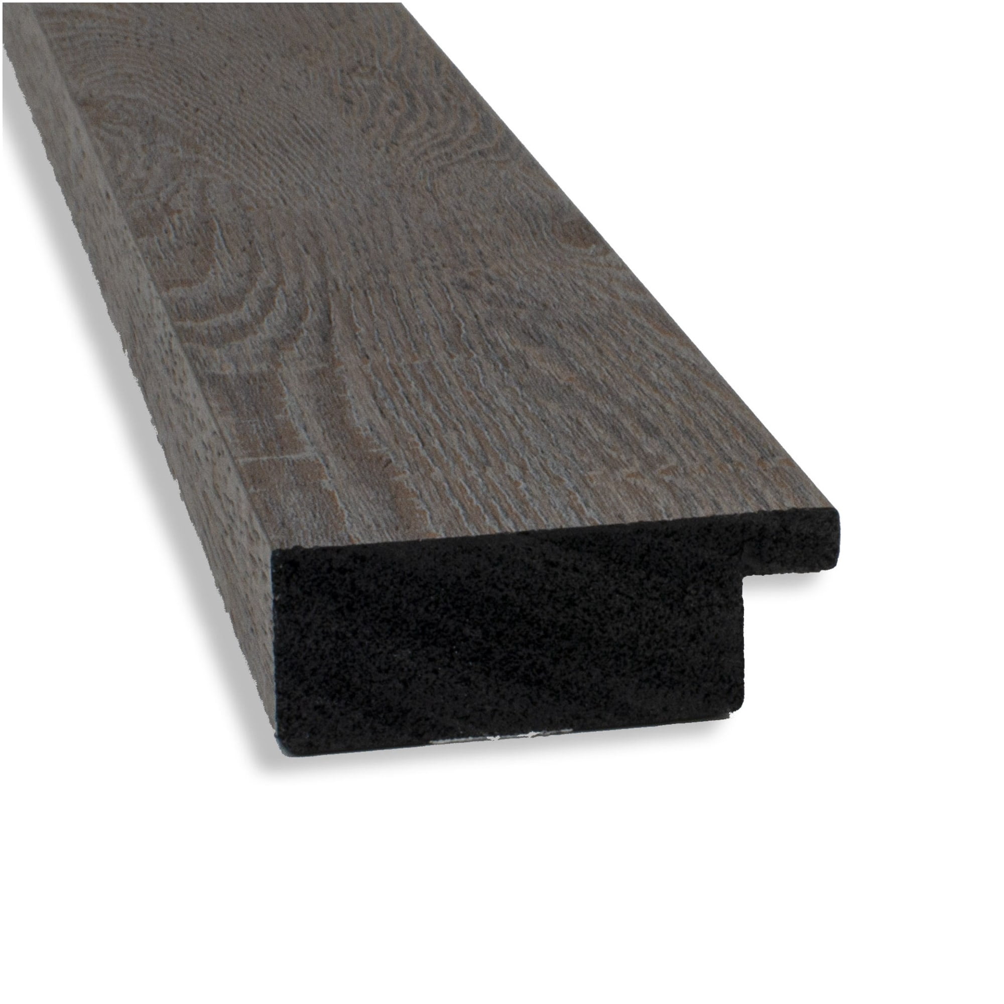 Amanti Art Natural Cork Board Framed Rustic Plank Grey Narrow Bulletin Board 39 in. x 27 in.
