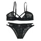 thumbnail image 1 of Gibobby Ropa sexy de mujer para sexo Lenceria Sexy Mujer Bikini Push Up Bustier Top + Braga Alta G String Clubwear Conjunto de Lencería(Negro, M), 1 of 5