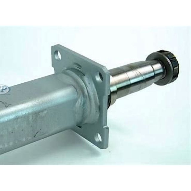 Dexter Marine Trailer Axle 49540 Straight Axle Design; 2000 Pound Capacity; 2 Inch Galvanized Square Tube; EZ Lube System; With Two Castellated Nuts/Washers/Cotter Pins