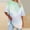 Green, variant on Guluxicc Womens T Shirts Crew Neck Short Sleeve Tie Dye Casual Loose Fit Oversized Tops Summer Active Shirts for Women