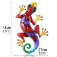 thumbnail image 2 of Escultura colorida forma linda del arte de la pared del Gecko del metal para el dormitorio ANGGREK Otros, 2 of 8