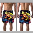 thumbnail image 3 of luoweisi Men's Beach Shorts Quick Dry Swim Trunks with Mesh Lining Frog M, 3 of 5