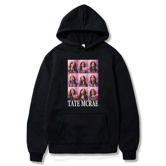 Tate Mcrae Wanna Be Poster Merch Hoodie Sweatshirt New Logo Women/Men HIPHOP Pullovers Hooded Longsleeve