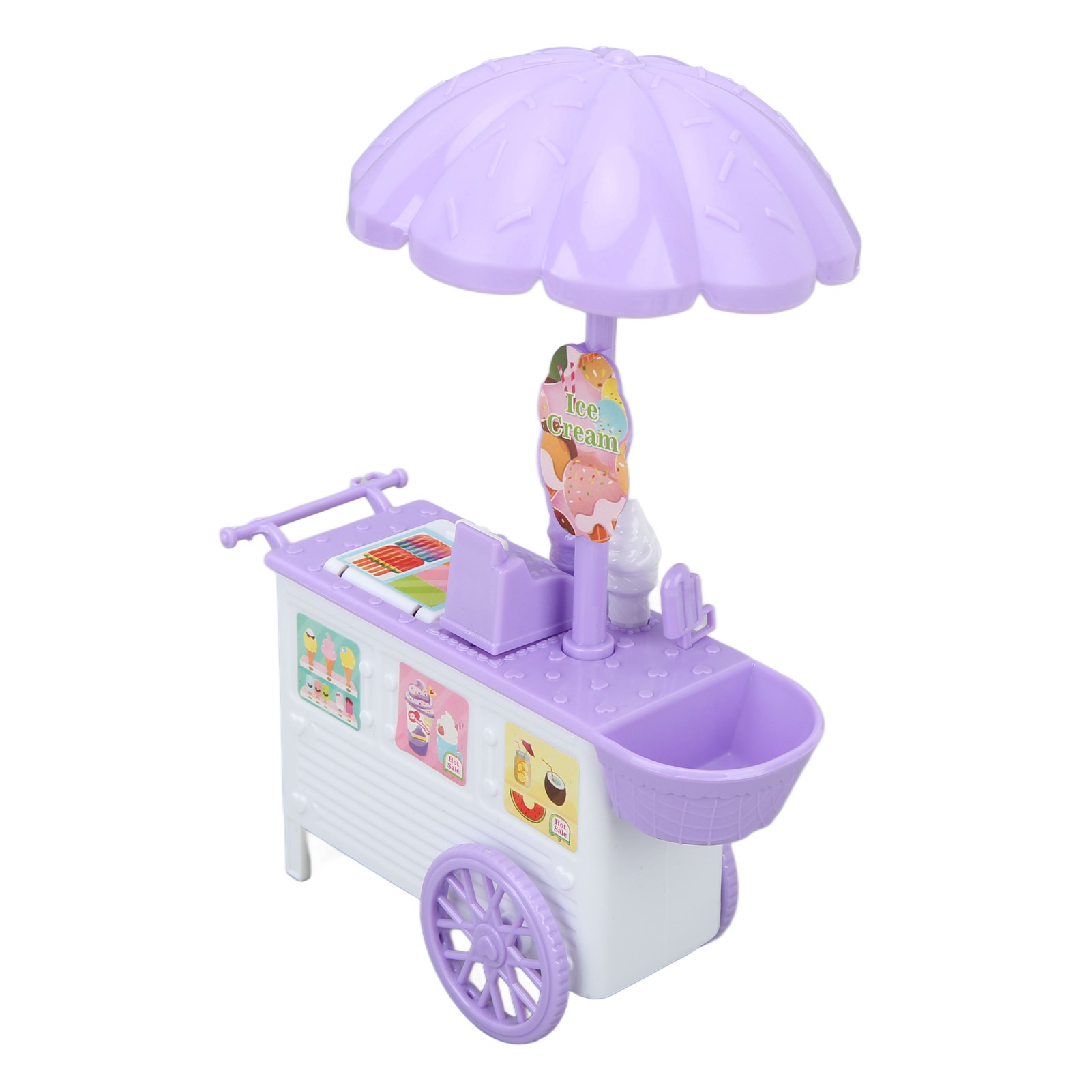 Dollhouse Ice Cream Cart Miniature Mini Simulation Ice Cream Truck ...