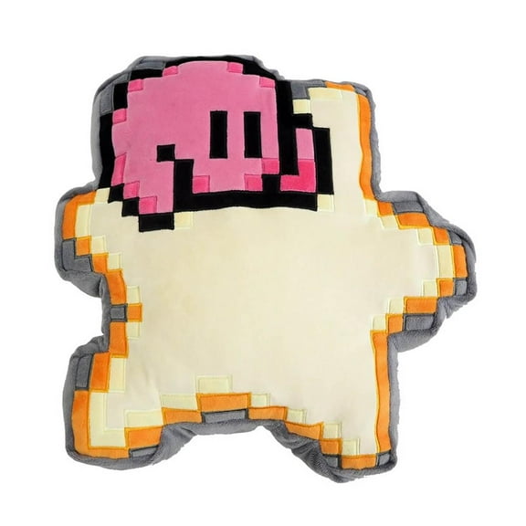Kirby 8 Bit Star - Kirby Adventures 14" Pillow Plush (San-Ei) 1637