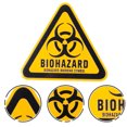 thumbnail image 2 of MasteelfCA 1pc Unique Car Decal Biohazard Car Sticker Aluminum Car Warning Sticker, 2 of 7