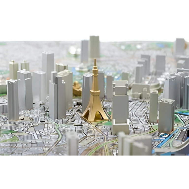 【未組立】４Ｄ ＴＩＭＥ　ＰＵＺＺＬＥ　香港 4D Cityscape 4DHK: 4D TIME PUZZLE - HONG KONG - 1100 pcs