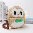 thumbnail image 4 of Rowlet Lucario Snorlax Eevee Mimikyu Psyduck Charmander Plush Backpack Pokemon Plush Toy Cute Anime Toy for Kids Birthday Gift, 4 of 5
