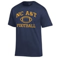thumbnail image 2 of Men's Champion  Navy North Carolina A&T Aggies Football Jersey T-Shirt, 2 of 3
