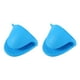 thumbnail image 1 of 2 Uds Manoplas Silicona para Horno Guantes para Hornear Aislados Clip Mano Suministro (azul), 1 of 7
