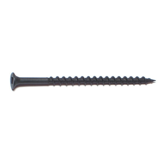 #8 x 3" Black Phosphate Steel Coarse Thread Square Drive Bugle Head Drywall Screws DWSCR-152