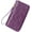 Purple, variant on Wallet for Women RFID ladies Credit Card Wallet Bifold Travel Wristlet Long Purse Embossed Flowers Leather