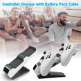 thumbnail image 5 of Dual Controller Charger Station for Xbox Series X/S, Charging Dock Bracket Stand with 2Pcs Rechargeable Battery Packs, 5 of 9