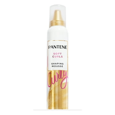Pantene Soft Curls Shaping Mousse, Boosts and Defines Curls, 6.6 oz