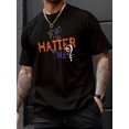 thumbnail image 1 of Men's Bohemian Style 'What The Fucough' Print T-Shirt - Casual & Sporty, Breathable Polyester, Round Neck, Short Sleeve, 1 of 4