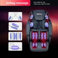 thumbnail image 5 of BestMassage Full Body Zero Gravity Electric Massage Chair,with Wireless Bluetooth Speaker,Black, 5 of 7