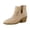 Beige, variant on Women's Rustler Western bootie +Memory Foam, Wide Widths Available