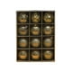 thumbnail image 1 of 12 adornos navideños colgantes de 6 cm con forma de bola decorativa. Oro, 1 of 9