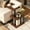 Walnut, variant on 360° Swivel Side Table for Height Adjustable, C Shaped End Table for Couch with Storage, 3-Tier Night Stand with Open Shelf, Tv Tray for Small Spaces, Living Room, Bedroom, Oak