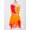 Orange, variant on CHICTRY Kids Girls Figure Ice Skating Dress Rhinestones Ballet Tutu Dress Dance Costume