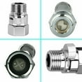 Bathroom Solid Brass Flow Control Shower Head ShutOff Valve Water Saver Switch