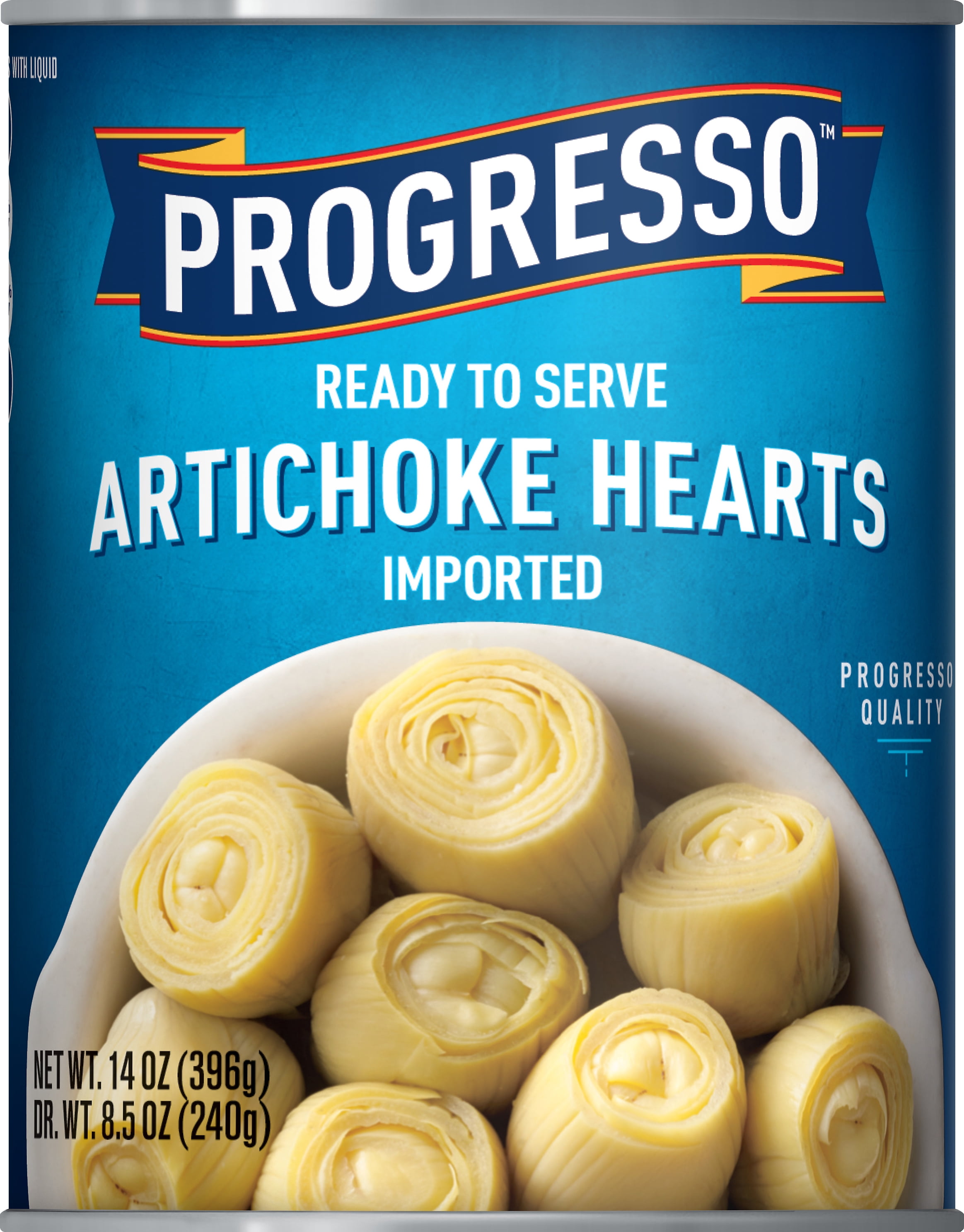 Progresso, Artichoke Hearts, Imported Ready to Serve, 14 oz Can