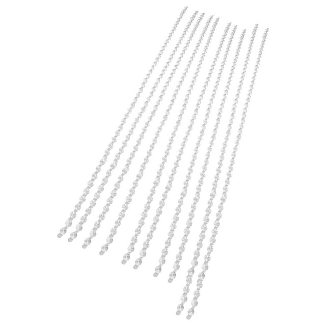 Octagonal Bead String, 14mm Durable Acrylic Chains Hanging For Wedding For Party For Birthday Transparent 10 Strips