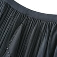 thumbnail image 3 of Idoravan Women's Basic Versatile Skirt Clearance Fashion Women Long Tulle Tutu Skirt 3D Flower Embroidery Solid Color High Waist Mesh Beading Midi Swing Skirt, 3 of 6