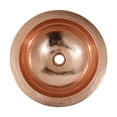 thumbnail image 3 of Native Trails Cps55 Laguna 16" Circular Copper Vessel Bathroom Sink - Nickel, 3 of 7