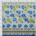 thumbnail image 1 of oneOone Cotton Poplin Twill Blue Fabric Geometric & Artistic Floral Panel Sewing Fabric By The Yard Printed Diy Clothing Sewing Supplies 56 Inch Wide, 1 of 3