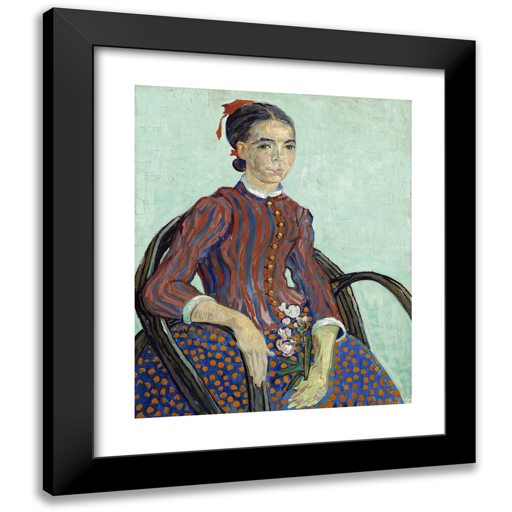 Vincent van Gogh 15x18 Black Modern Framed Museum Art Print Titled - La  Mousme (1888) - Walmart.com