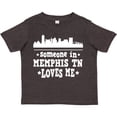 thumbnail image 3 of Inktastic Memphis Tennessee Someone Loves Me Skyline Boys or Girls Toddler T-Shirt, 3 of 5