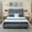 Gray, variant on Brafabhome Upholstered Twin Bed Frame with Round Headboard, Soft Fluffy Fuzzy Platform Bed Frame and Mattress Foundation with Wooden Slat Support, No Box Spring Needed | Beige