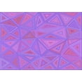 thumbnail image 1 of Ahgly Company Machine Washable Indoor Rectangle Transitional Heliotrope Purple Area Rugs, 3' x 5', 1 of 7