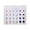 06#, variant on New Paper Card Zircon Earrings All-match 12 Pairs Of Pearl Card Earrings Female