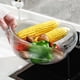 thumbnail image 4 of Escurridor de escurridor, escurridor reutilizable transparente multifuncional para lavar frutas y verduras, colador, cesta para cocina y hogar Blanco, 4 of 7